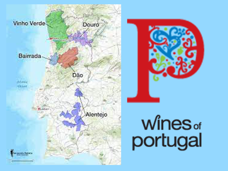 Algarve Map of Vineyards Wine Regions