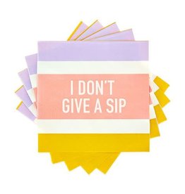 Napkins by Cakewalk (20 pak) "I Don't Give a Sip"