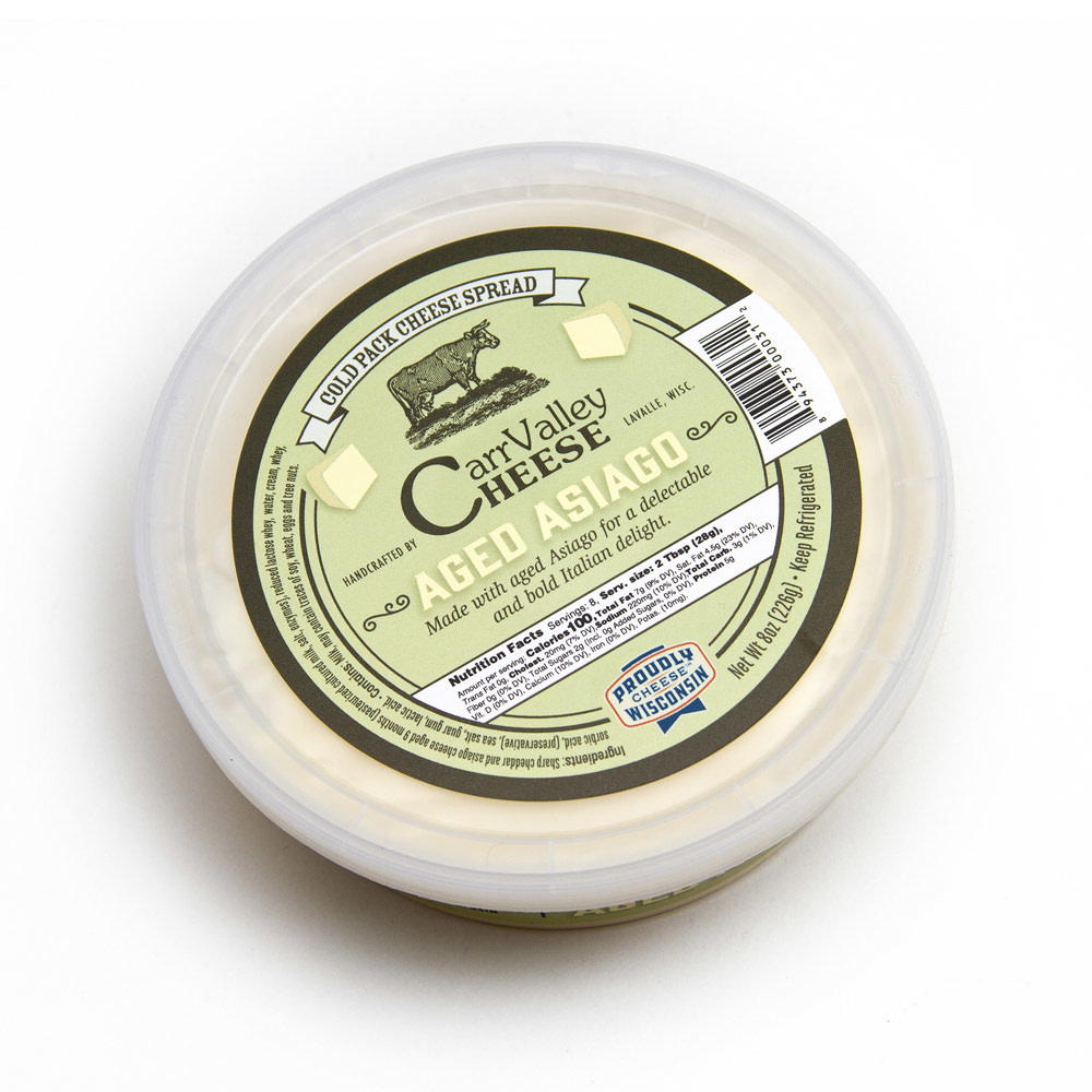 Cheese - Carr Valley AGED ASIAGO CHEESE SPREAD