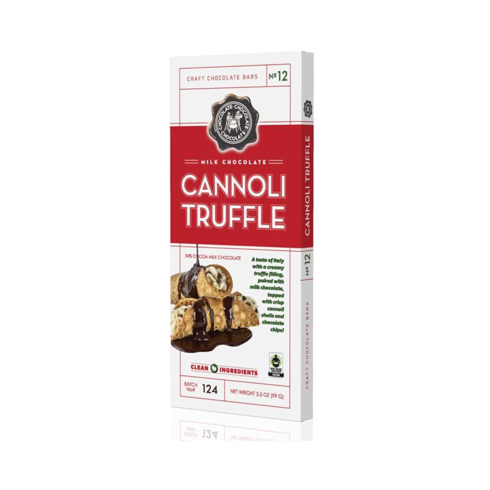 Chocolate -MILK CHOCOLATE CANNOLI TRUFFLE BARS