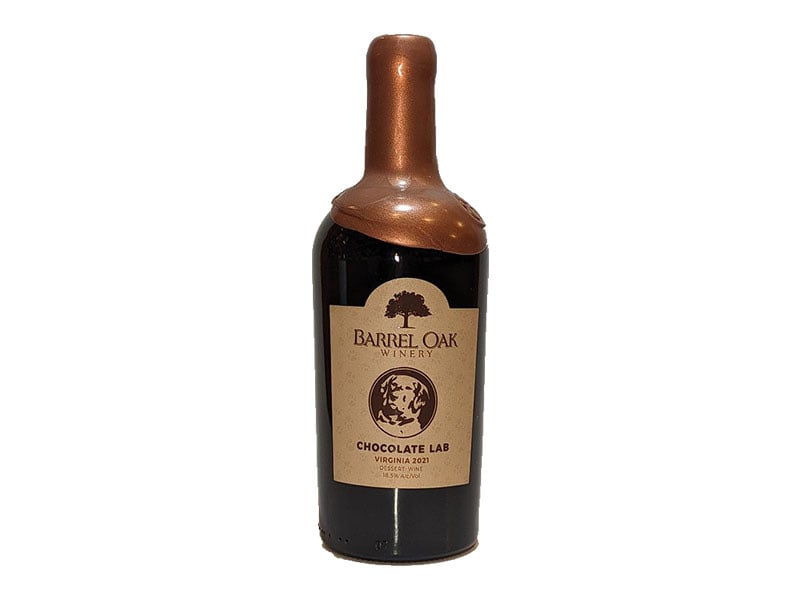 Barrel Oak Winery Chocolate Lab Virginia 2022