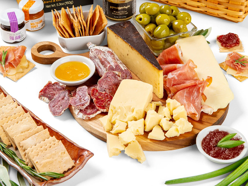 House Food Cheese and Charcuterie Plate for 2-3 people