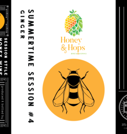 Honey and Hops Summertime Session #4 Ginger Lemon Mead Virginia NV