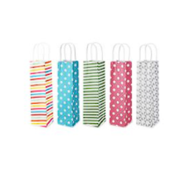 Wine Gift Bag Assorted 5pk