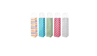 Wine Gift Bag Assorted 5pk