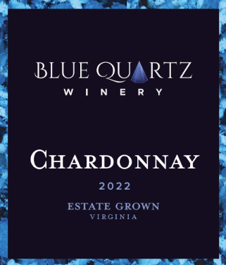 Blue Quartz Winery Chardonnay Virginina 2022
