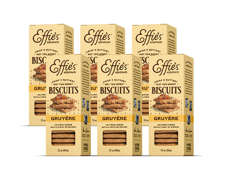 Cracker - Effie's GRUYERE BISCUIT RETAIL BOX