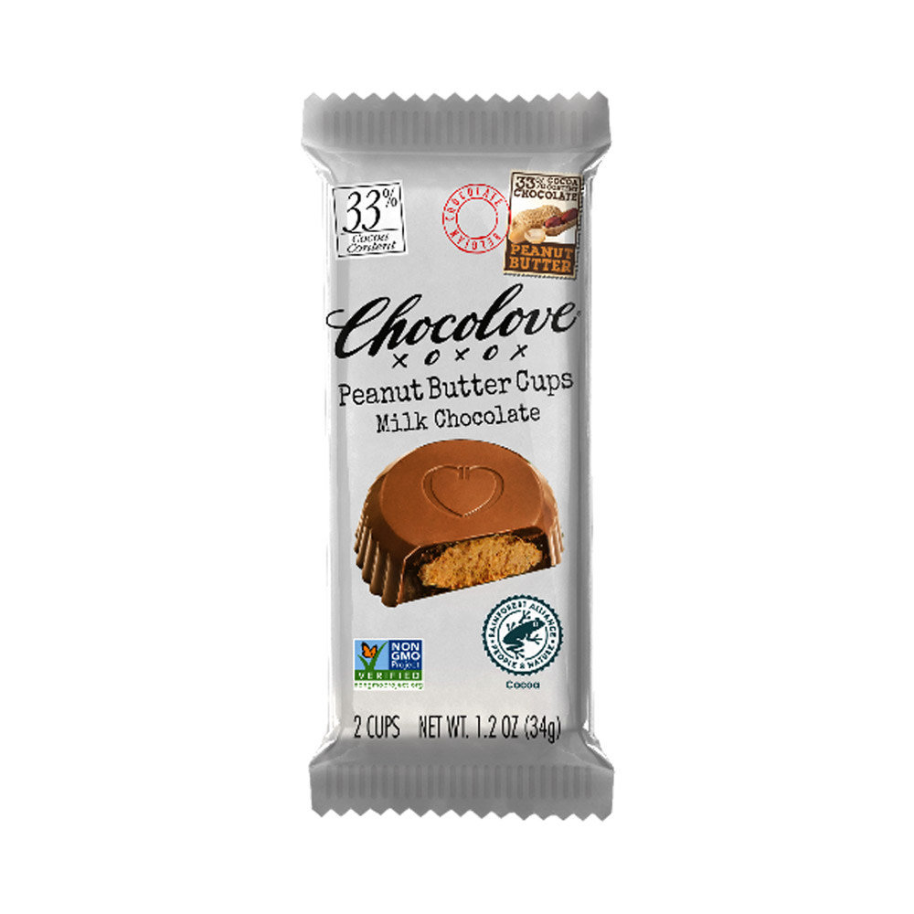 Chocolate Chocolove Milk Chocolate Peanut Butter Cups