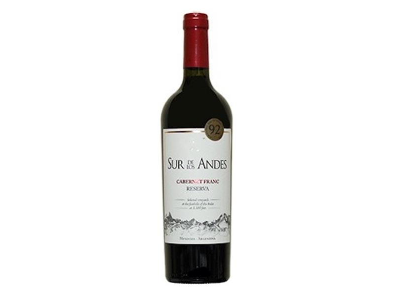 Sur De Los Andes Cabernet Franc Selected Vineyards Reserva Mendoza Argentina 2021