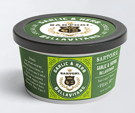 Cheese Sartori Garlic Herb Bellavitano Spread