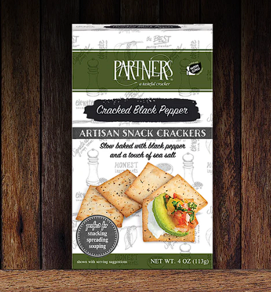 CRACKERS  Partners Black Pepper Crackers