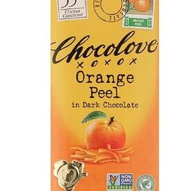 Chocolate- Chocolove Orange peel in dark chocolate 3.5 oz