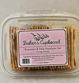 Cracker- Baker's  ROSEMARY PNK SALT CRISP PETITS