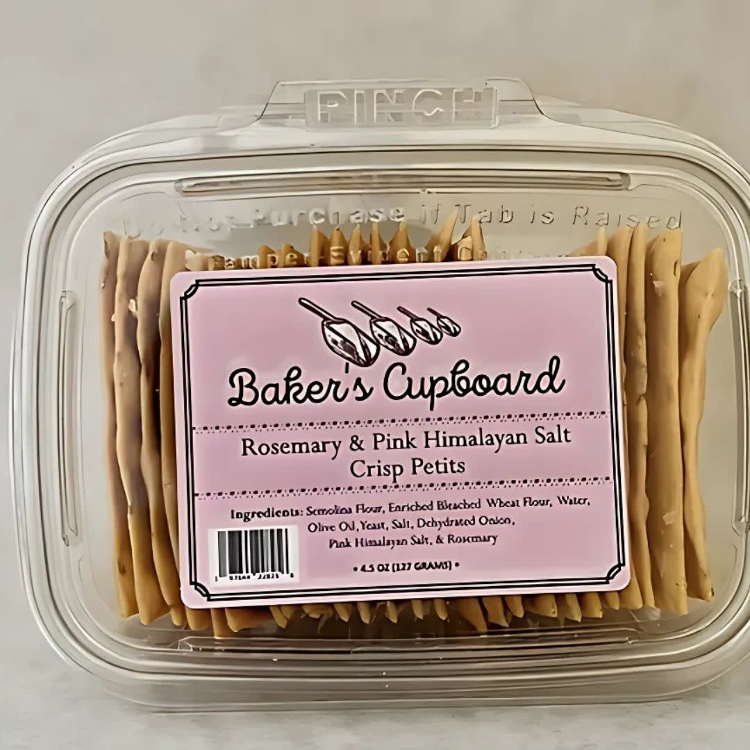 Cracker- Baker's  ROSEMARY PNK SALT CRISP PETITS