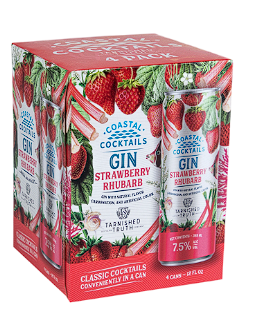 Coastal Cocktails Gin Strawberry Rhubarb Virginia