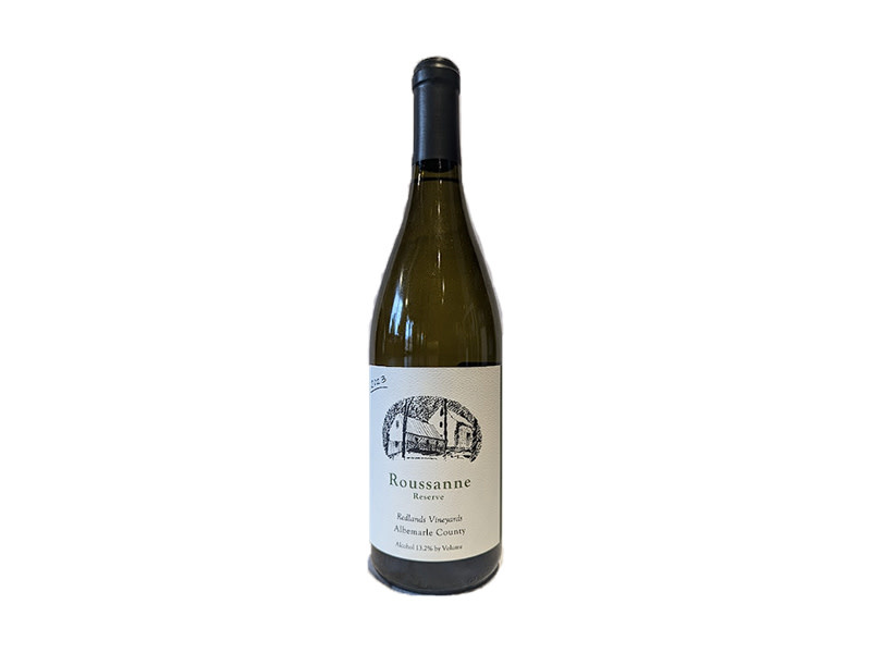 Gabriele Rausse Roussanne Reserve Redlands Vineyard Monticello Virginia 2023