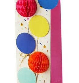 Wine Gift Bag Honeycomb Balloons