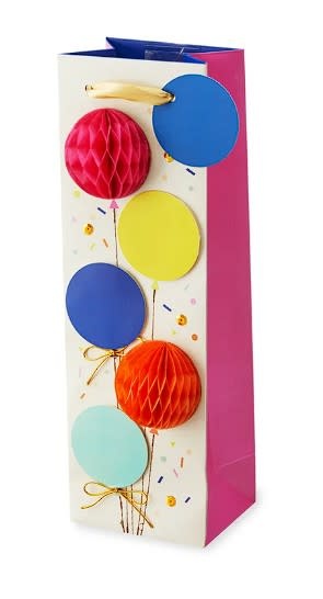Wine Gift Bag Honeycomb Balloons