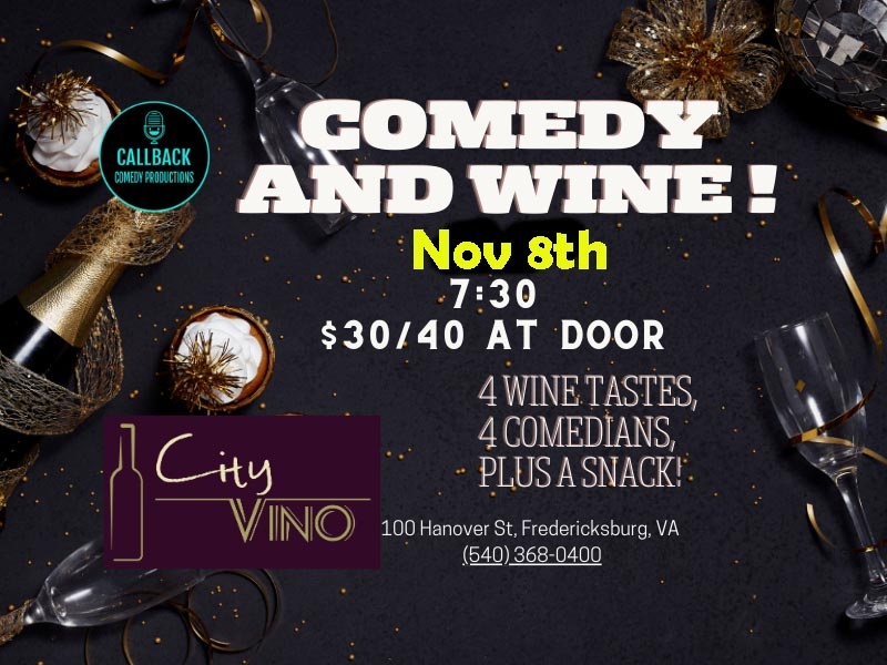 Comedy and Wine Night at City Vino