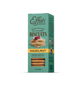 Cracker EFFIE'S HAZELNUT BISCUIT RETAIL BOX 