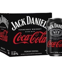 Jack Daniel's Coca Cola Canned Cocktail RTD 12oZ can