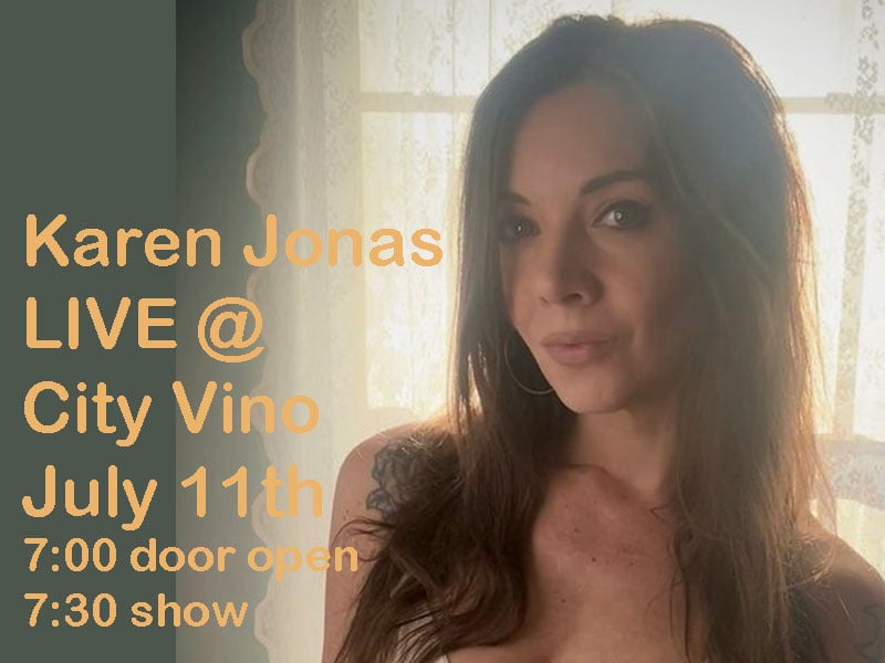 Music Band: Karen Jonas LIVE at City Vino