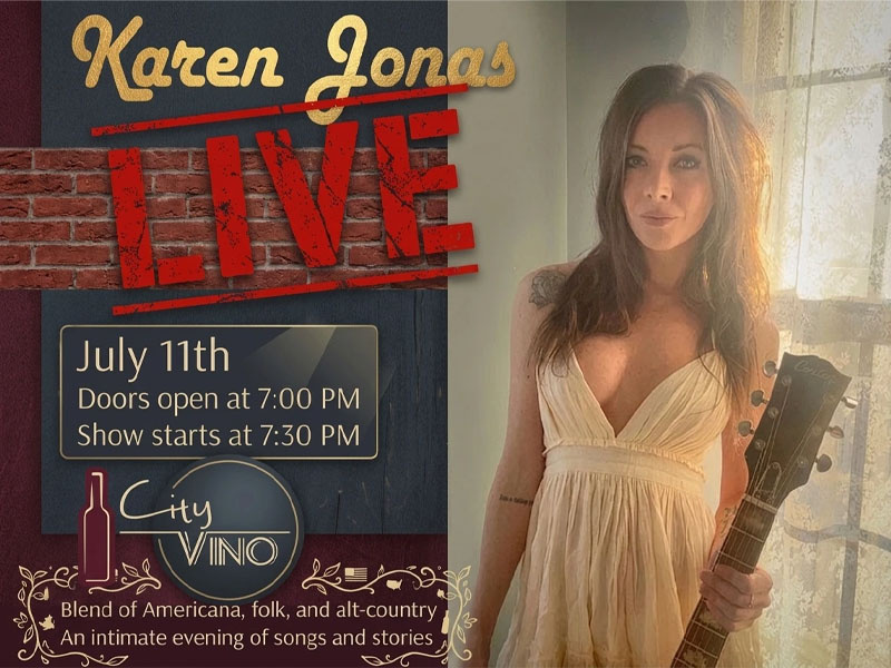 Music Band: Karen Jonas LIVE at City Vino