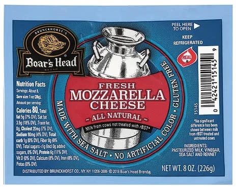 Cheese - Boar's Head Fresh Mozzarella Cheese