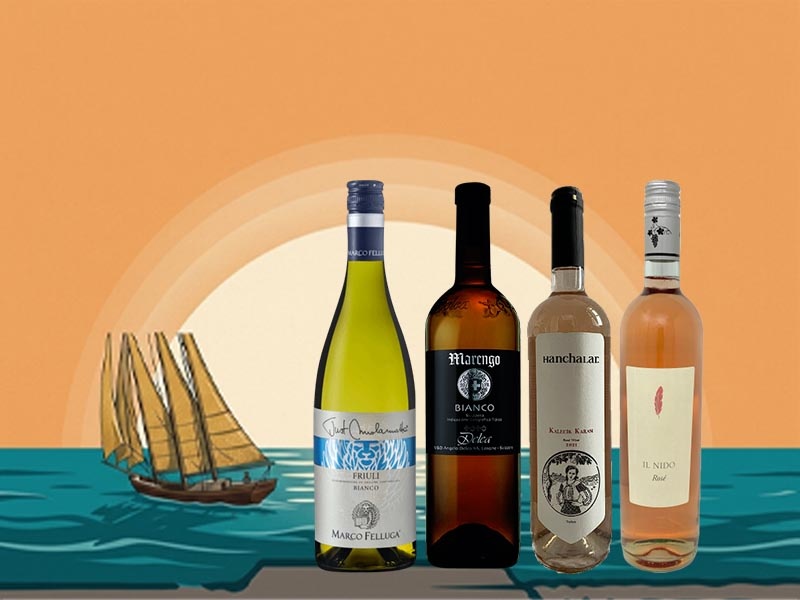 Flight Tasting  for 1 person - two oz of 4 wines