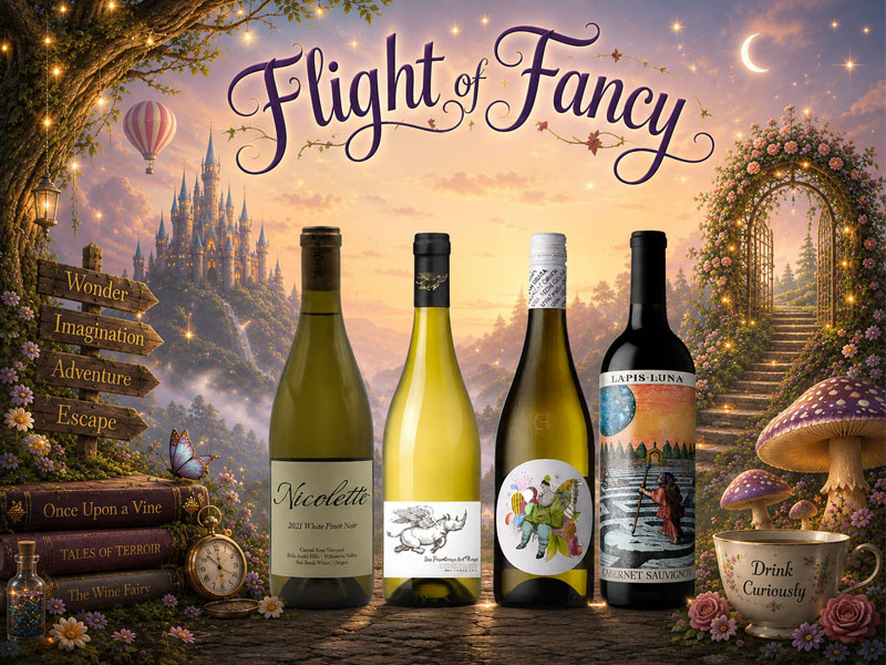 Flight Tasting for 1 person - two oz of 6 wines