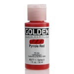 GOLDEN GOLDEN FLUID PYRROLE RED 1oz