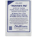 MASTERSON STA-WET PAINTERS PAL ACRYLIC PAPER REFILL 30/PK 9x12