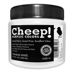 ART ADVANTAGE Cheep Titanium White 16.9 oz. (500 ml) Acrylic Jar