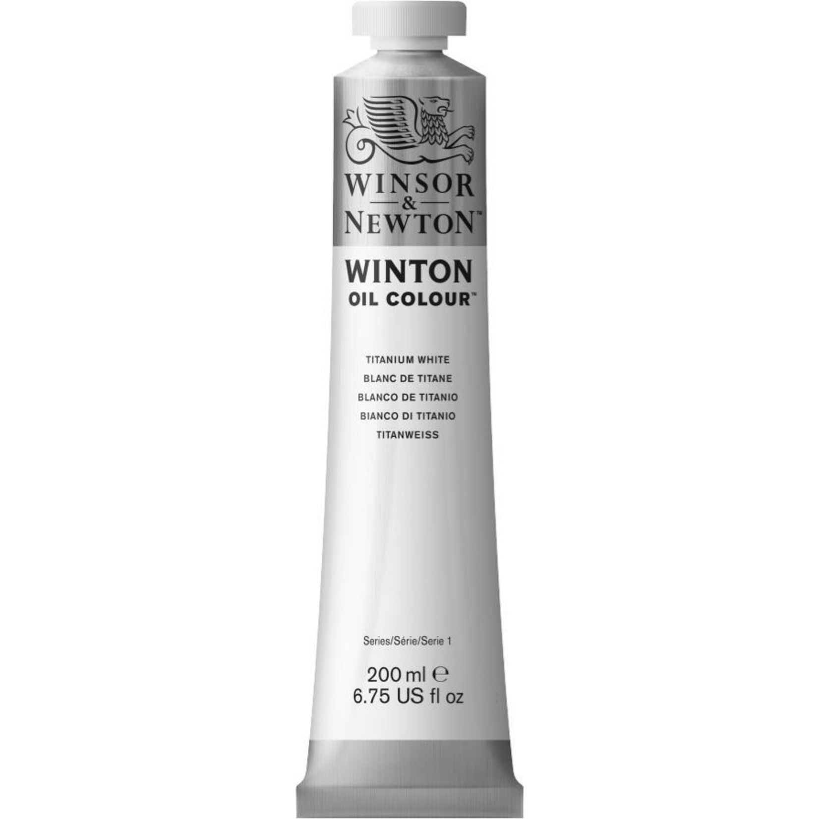 WINSOR NEWTON WINTON OIL COLOUR TITANIUM WHITE 200ML