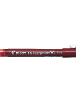 PILOT PILOT HI-TECPOINT V7 ROLLER BALL PEN FINE 0.7MM RED