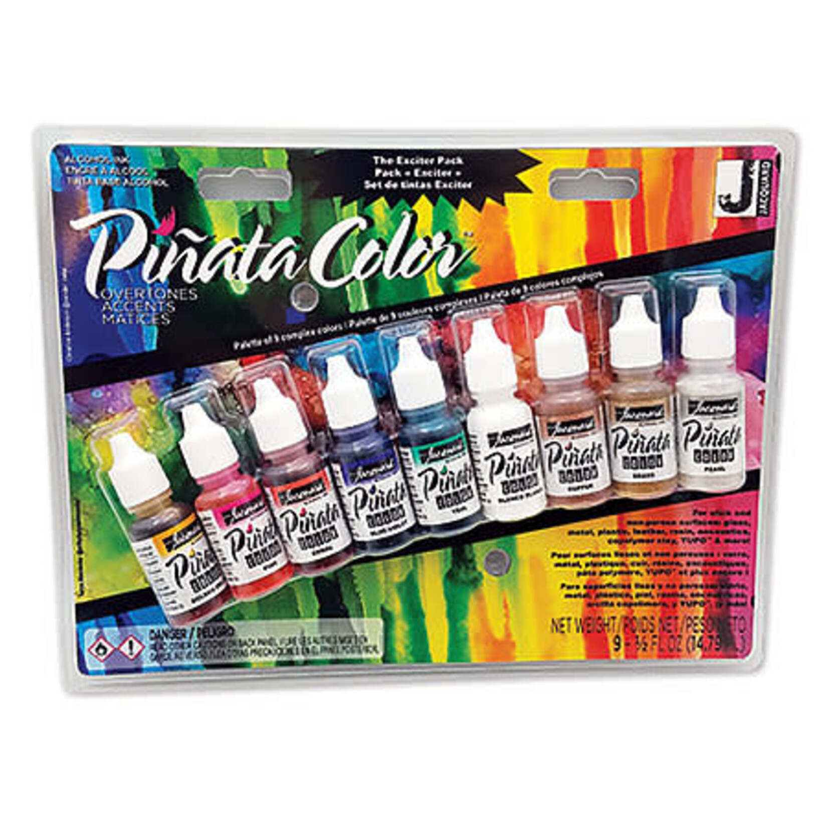 PINATA ALCOHOL INK 9 COLOUR EXCITER PACK