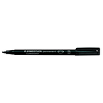 STAEDTLER LUMOCOLOR PERMANENT MARKER BROAD BLACK 314-9