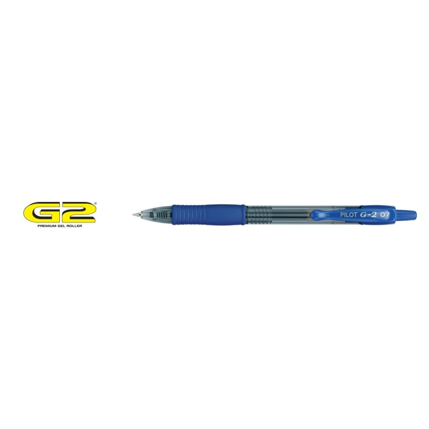 PILOT PILOT G-2 GEL ROLLER PEN RETRACTABLE EXTRA FINE 0.7MM BLUE