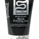 SPEEDBALL INC SPEEDBALL BLOCK PRINTING INK WATER SOLUBLE BLACK 1.25OZ