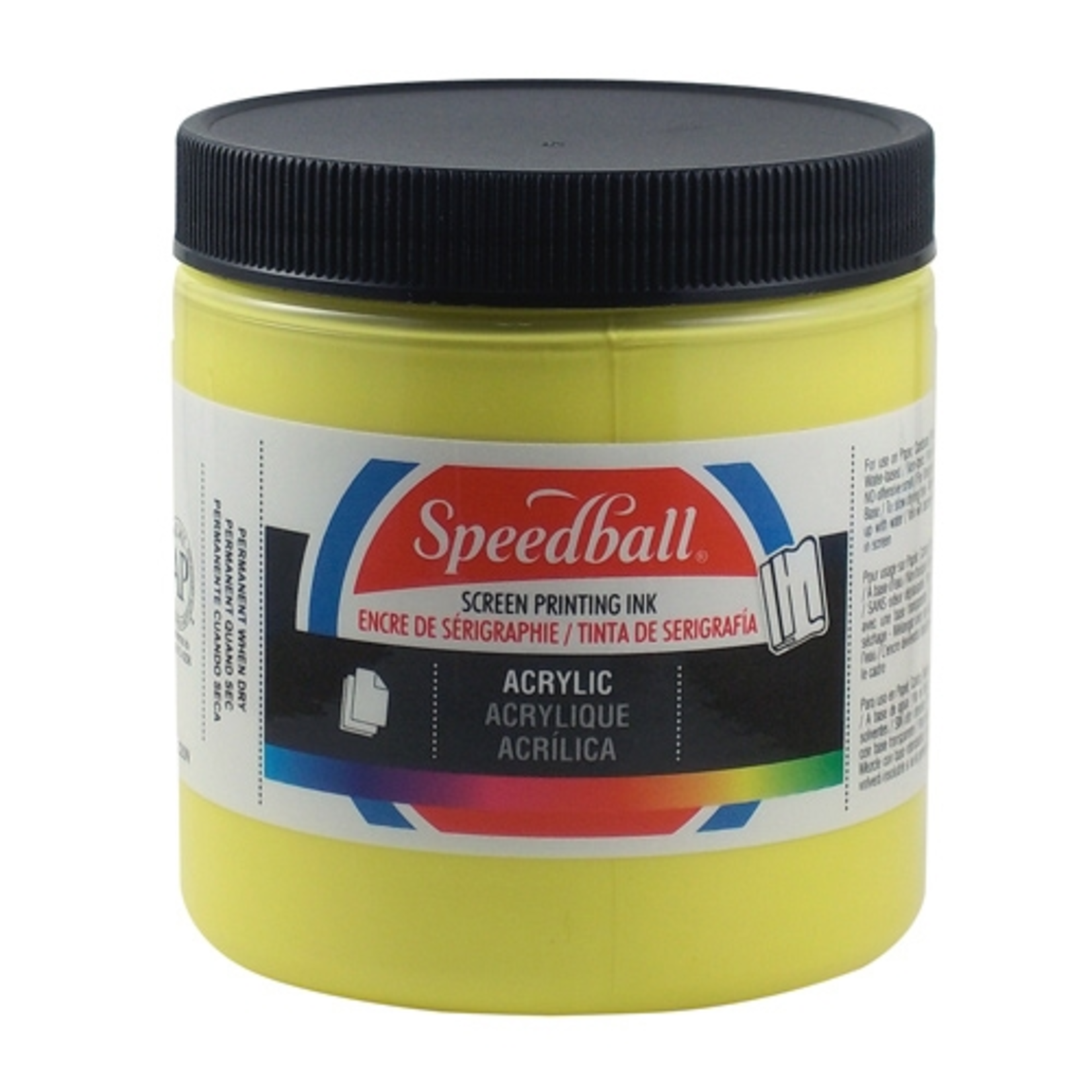 SPEEDBALL INC SPEEDBALL ACRYLIC SCREEN PRINTING INK PRIMROSE YELLOW 8OZ