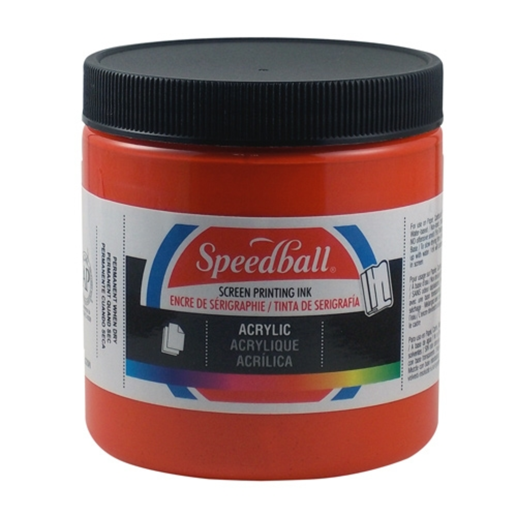 SPEEDBALL INC SPEEDBALL ACRYLIC SCREEN PRINTING INK MEDIUM RED 8OZ