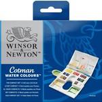 WINSOR NEWTON COTMAN WATERCOLOUR COMPACT SET/14 HALF PANS