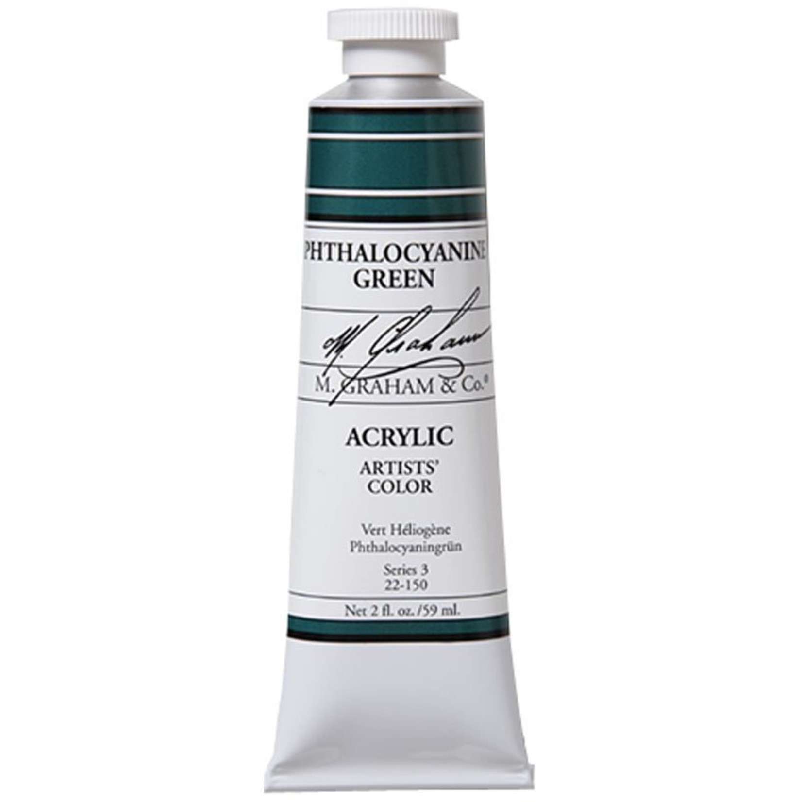 M GRAHAM M GRAHAM ACRYLIC PHTHALO GREEN 5OZ