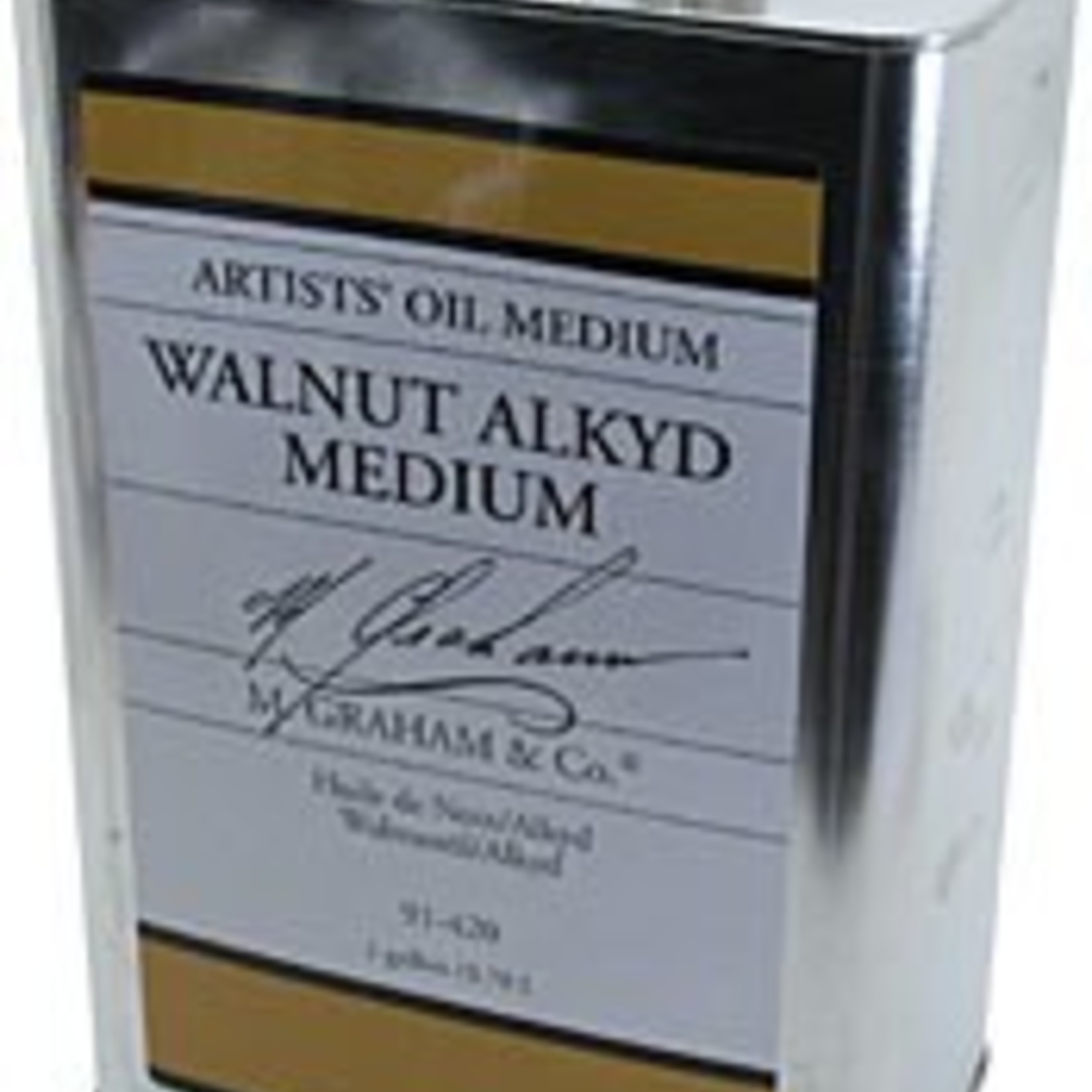 M GRAHAM M GRAHAM WALNUT ALKYD OIL MEDIUM 128OZ Colours Artist Supplies