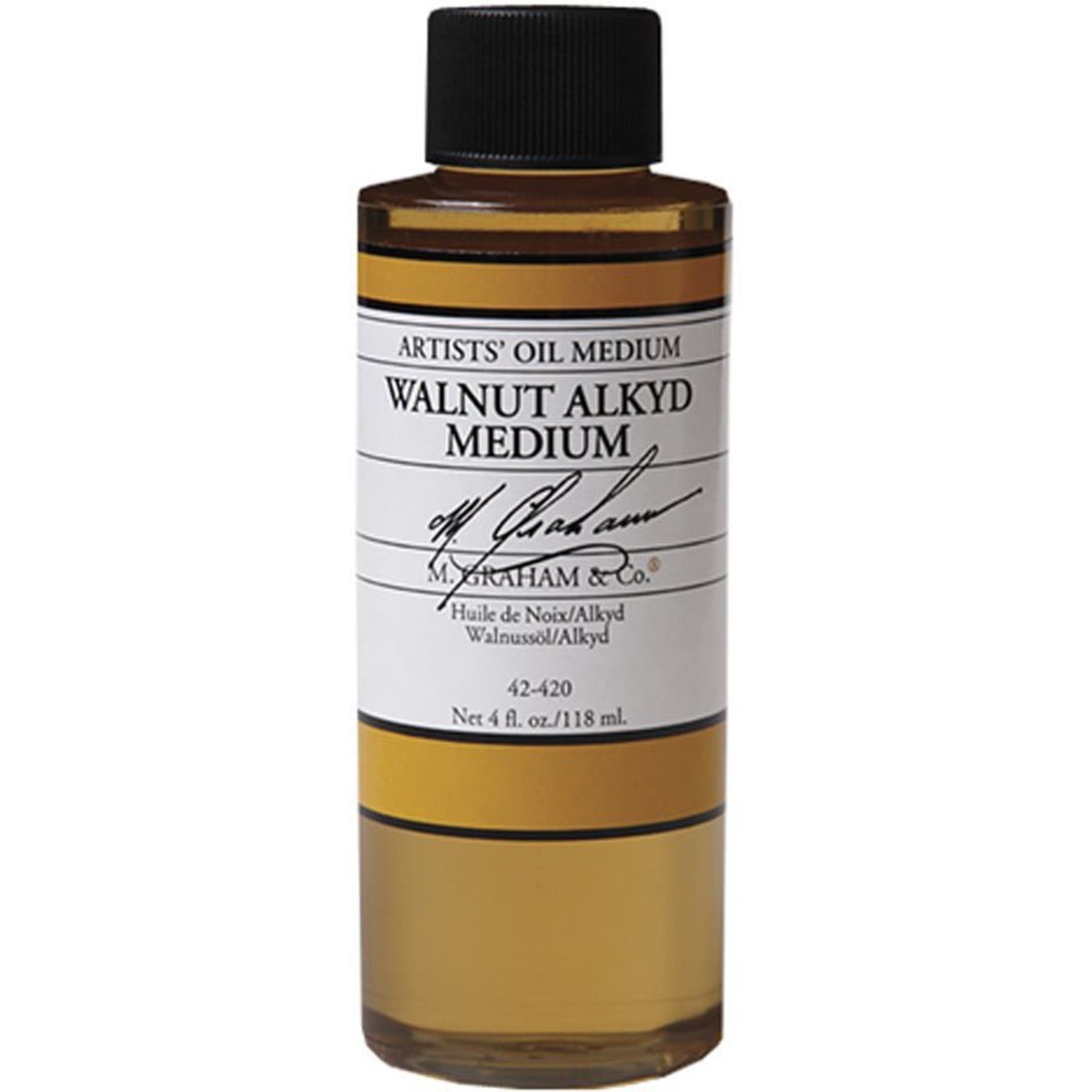 M GRAHAM M GRAHAM WALNUT ALKYD OIL MEDIUM 4OZ