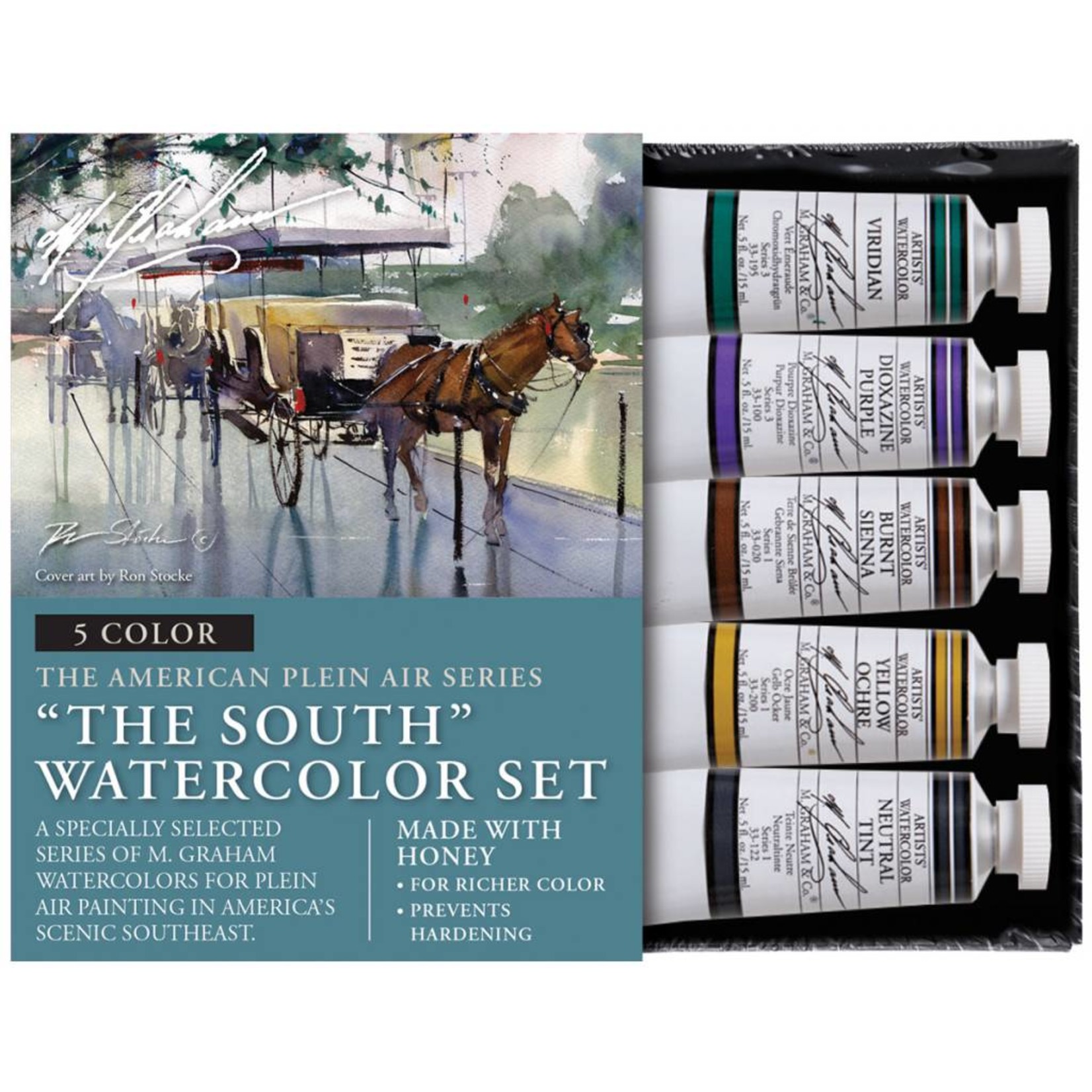 M GRAHAM M GRAHAM WATERCOLOUR SET/5 THE SOUTH