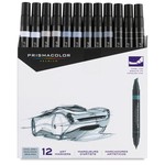 SANFORD PRISMACOLOR MARKER SET/12 COOL GREY