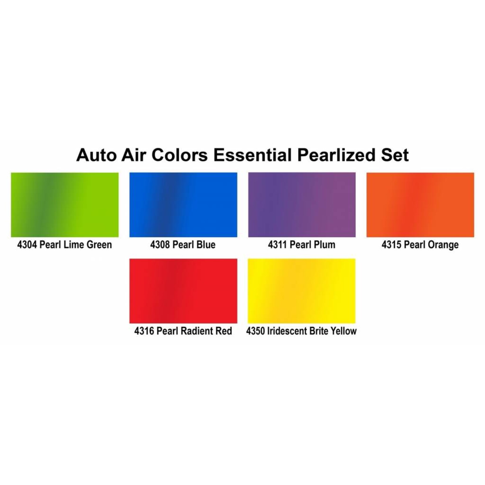 CREATEX AUTO AIR PEARL SET/8 4OZ