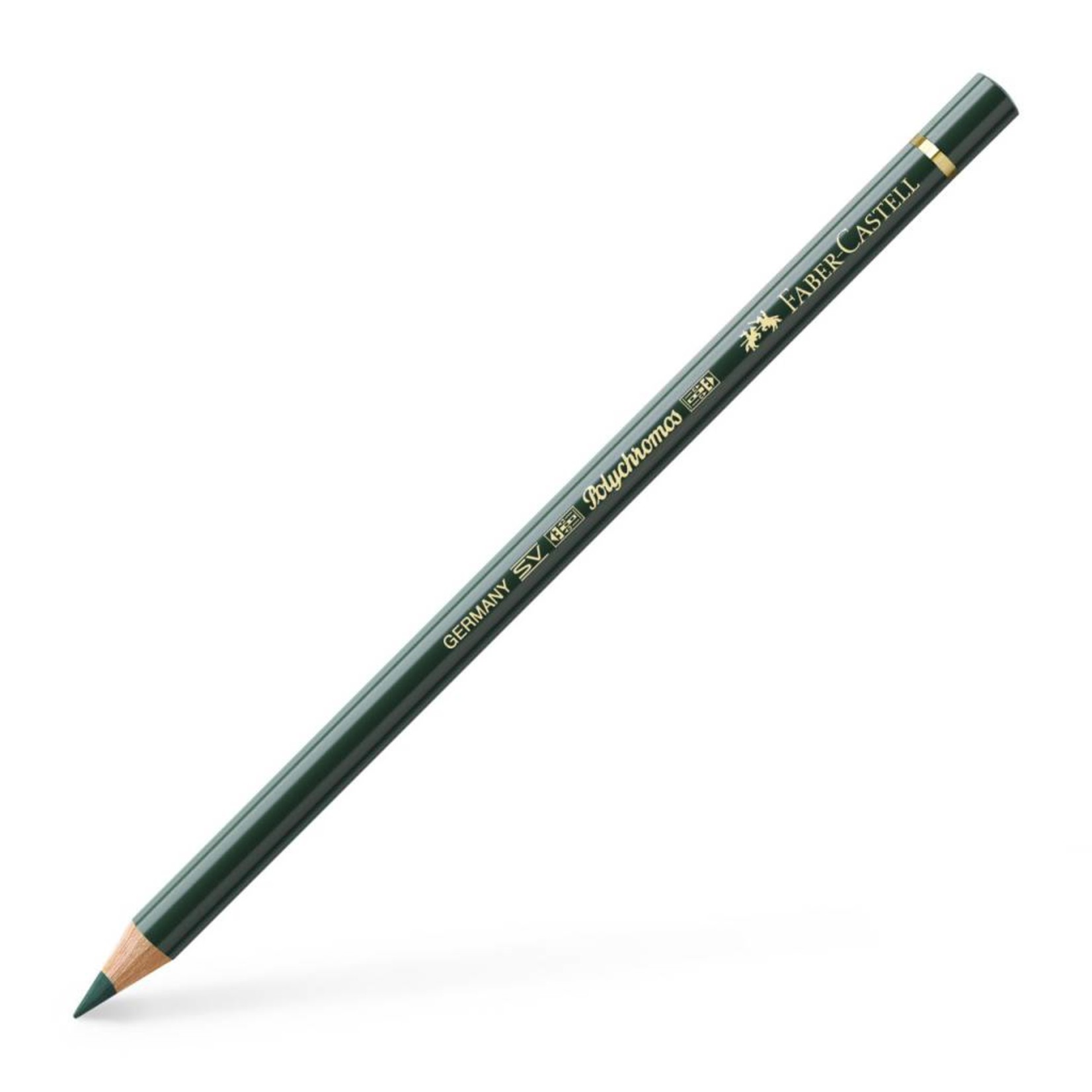 FABER CASTELL POLYCHROMOS PENCIL 278 CHROME OXIDE GREEN