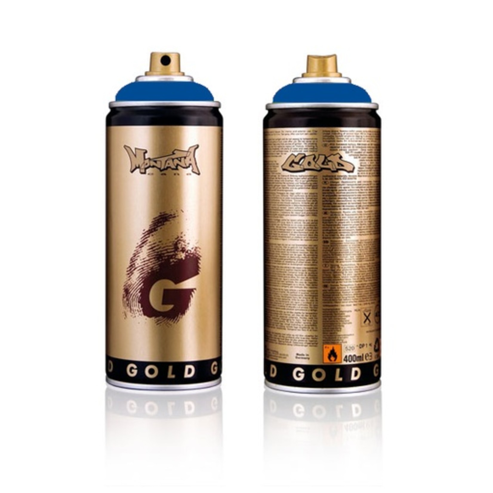 MONTANA MONTANA GOLD ACRYLIC SPRAY SHOCK BLUE - Colours Artist Supplies